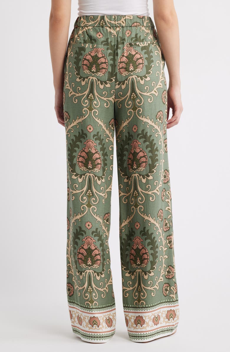 Sanctuary The Soft Print Pants, Alternate, color, Mezzo Sage