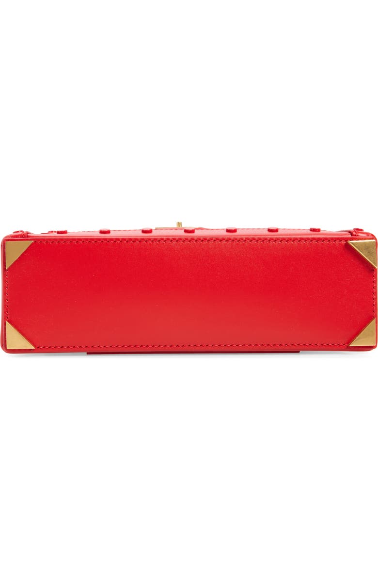 Balmain B-Buzz Dynasty Box Leather Top Handle Bag, Alternate, color,