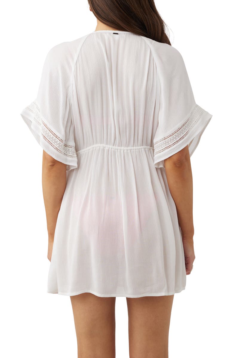 O'Neill Wilder Lace Trim Cover-Up Dress, Alternate, color, 