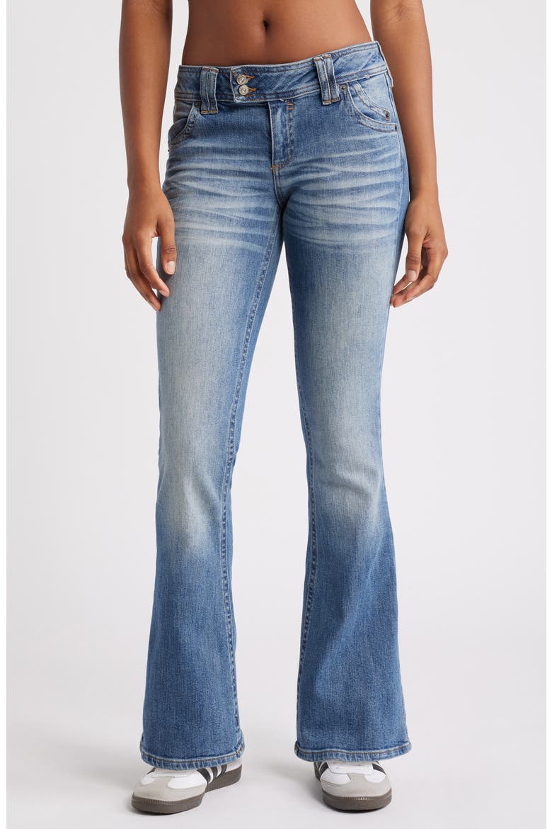 Brooke Low Rise Flare Jeans, Main, color, MID VINTAGE