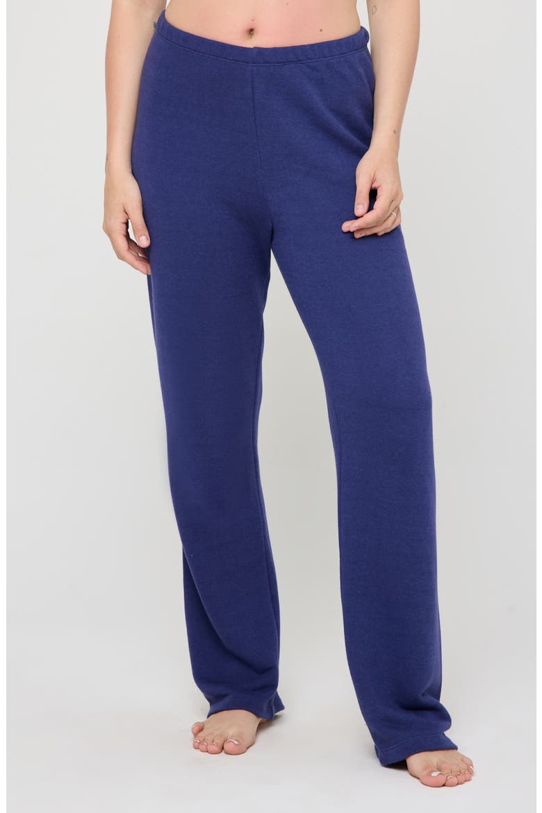 Joy Cotton & Modal Sweatpants, Main, color, INDIGO