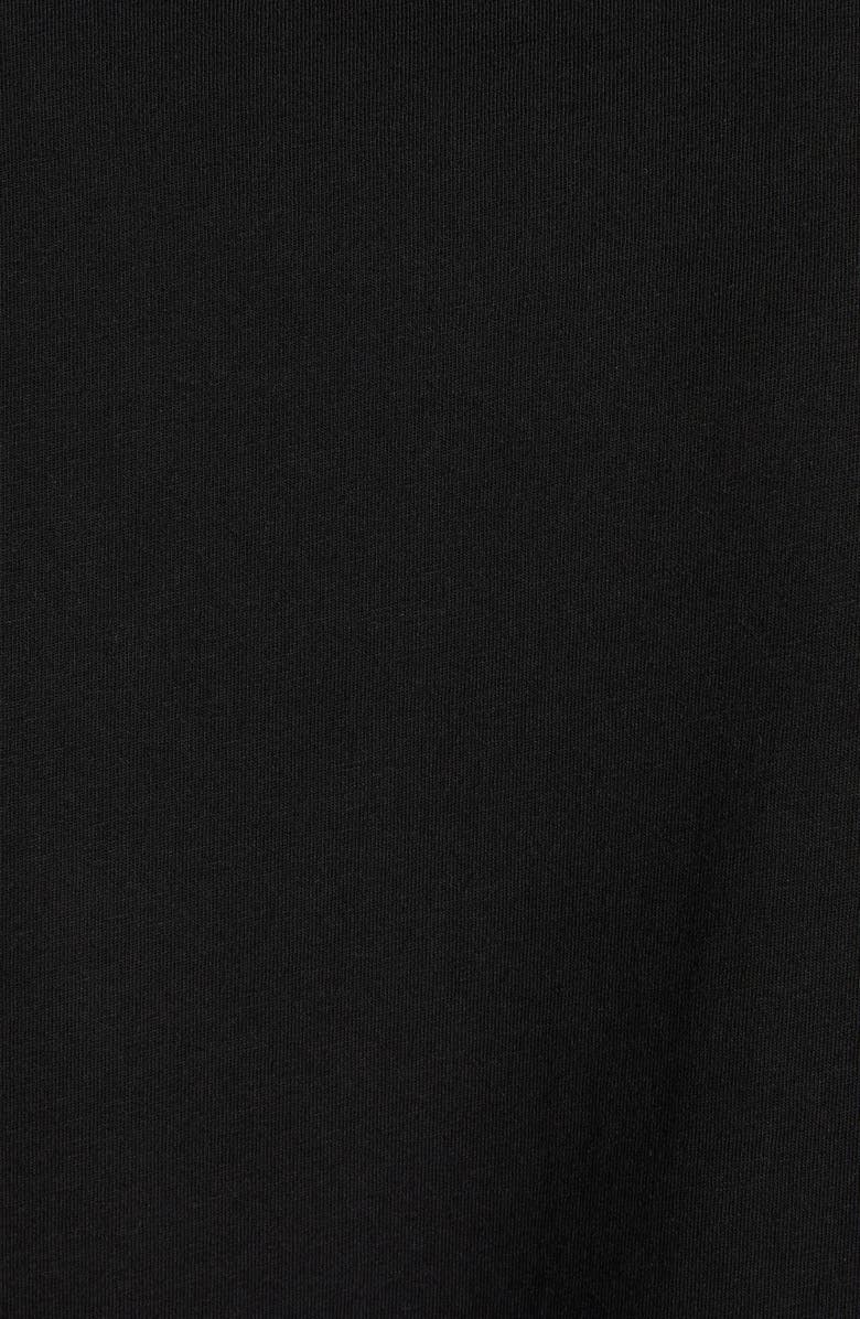 Moncler Logo Patch Cotton T-Shirt, Alternate, color, Black