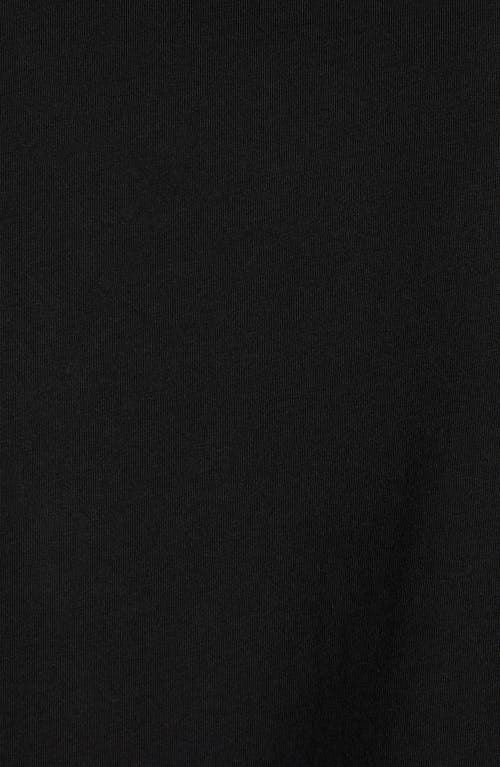 Moncler Logo Patch Cotton T-shirt In Black