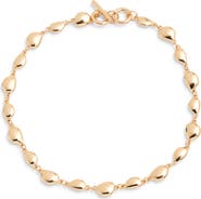 Open Edit Polished Orb Link Collar Necklace