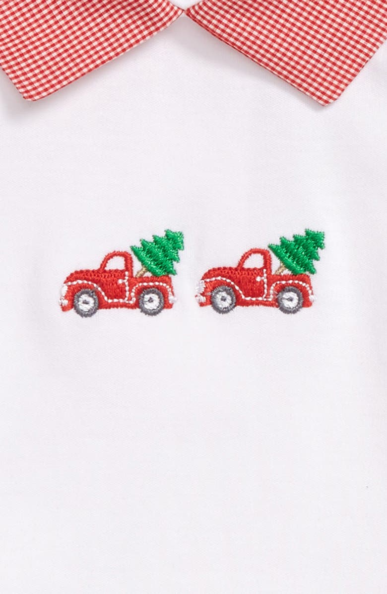 Kissy Kissy Holiday Romper, Alternate, color, 