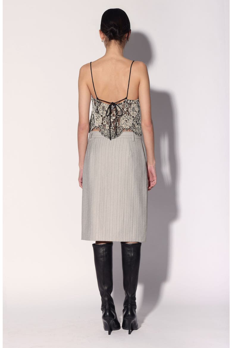 Danika Lace Top, Alternate, color, Ivory / Black