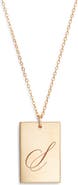 Set & Stones Stella Initial Pendant Necklace
