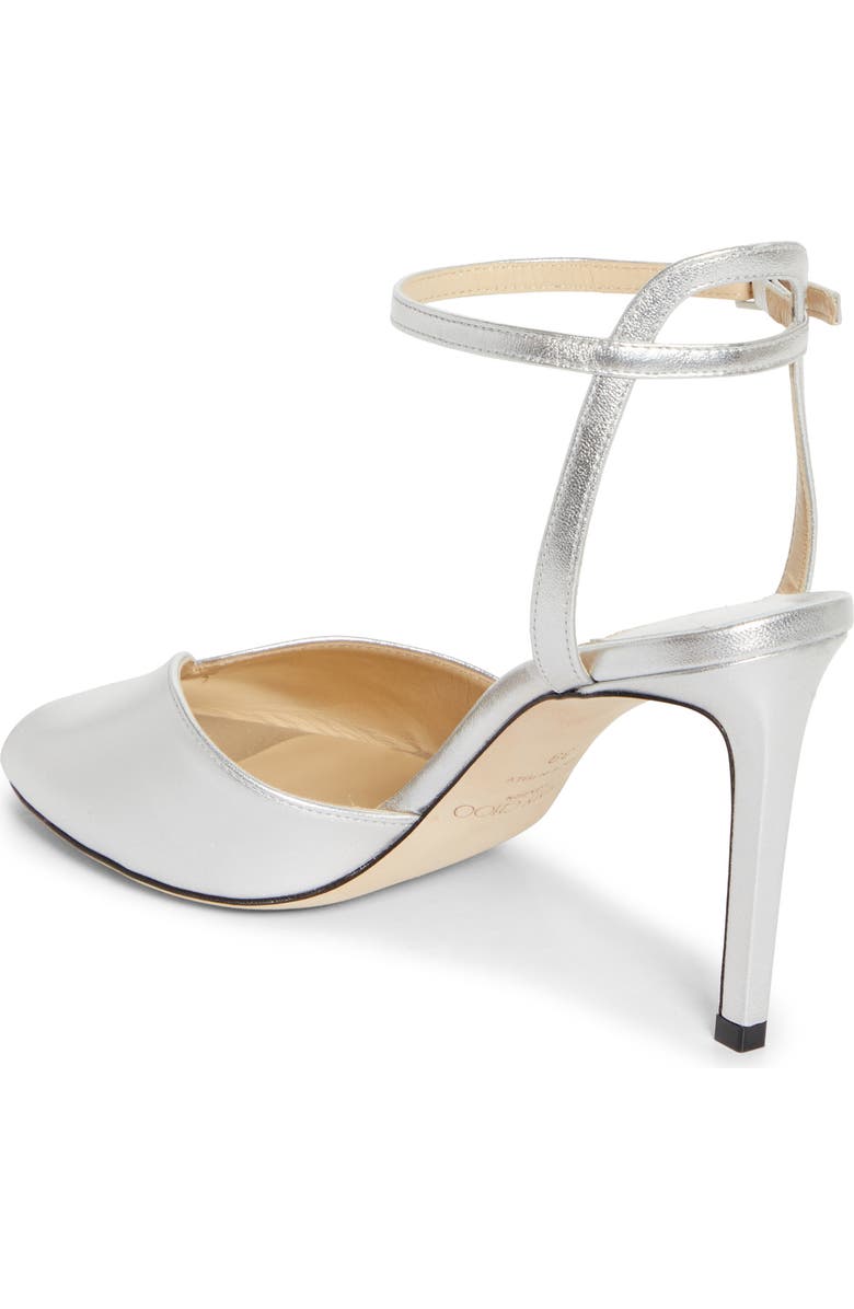 Jimmy Choo Sacora Sandal, Alternate, color, Silver