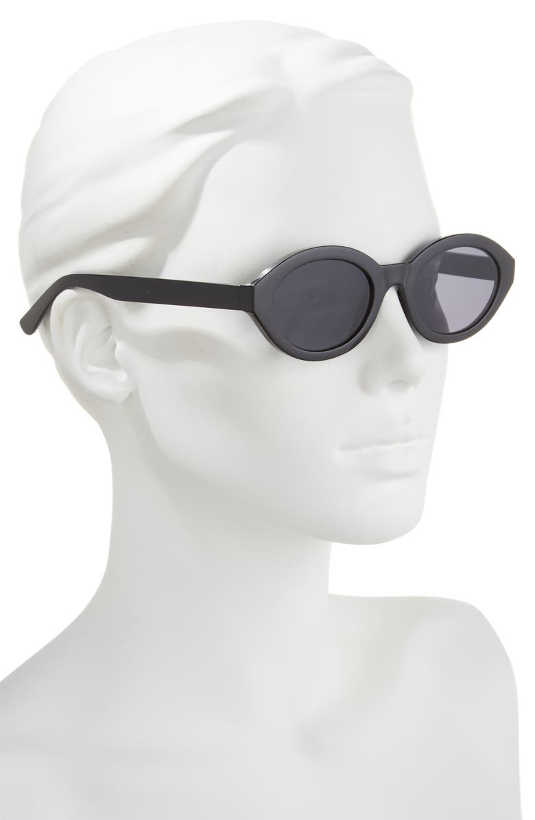 BP. Oval Sunglasses, Alternate, color, Black