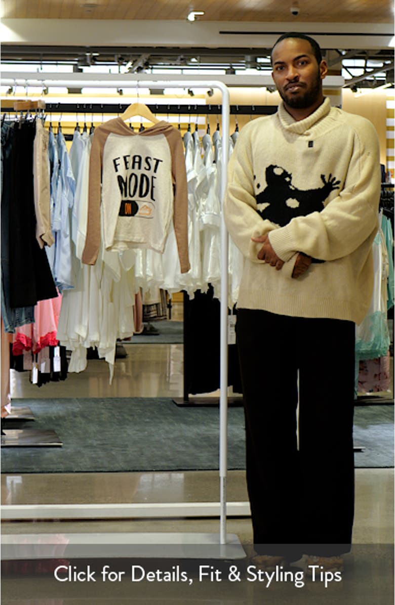 Kids' Feast Mode Raglan Long Sleeve Hooded T-Shirt, sales video thumbnail