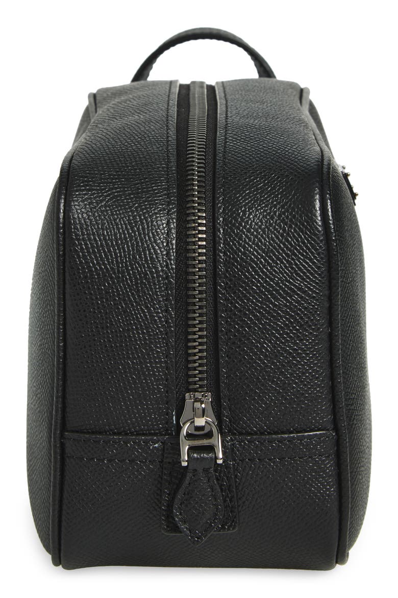 Sicily Leather Dopp Kit, Alternate, color, 80999 NERO