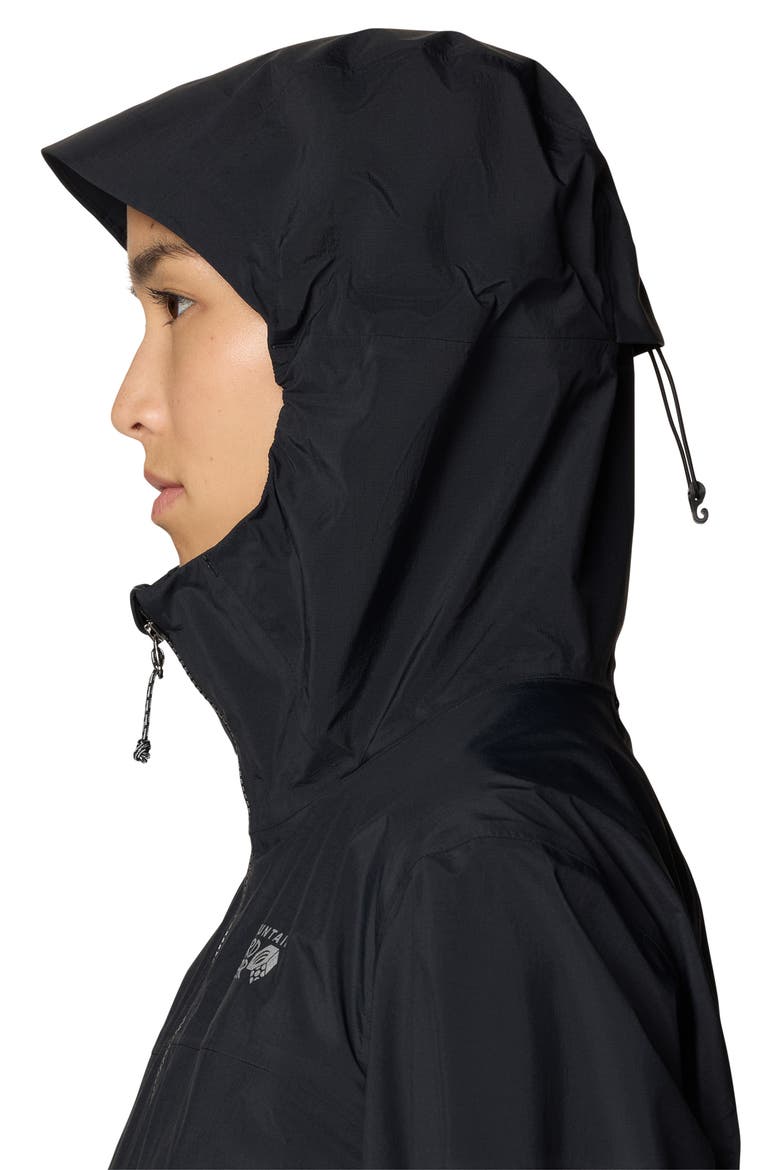 Cloud Cipher Hooded Jacket, Alternate, color, BLACK