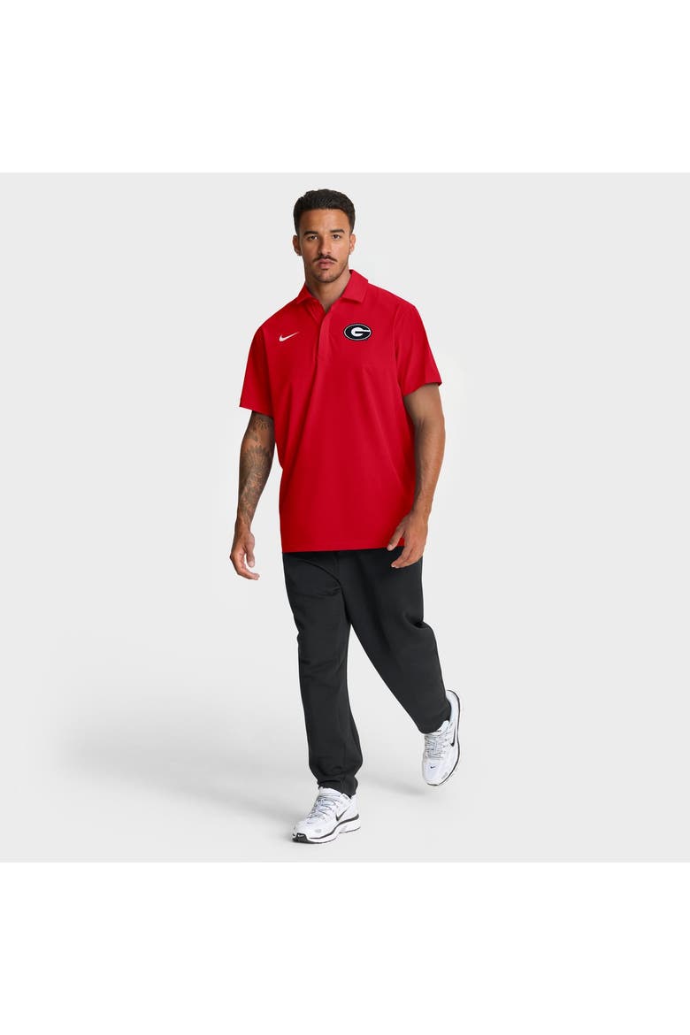 Men's Nike Red Georgia Bulldogs Coaches Sideline Dri-FIT Polo, Alternate, color, Red