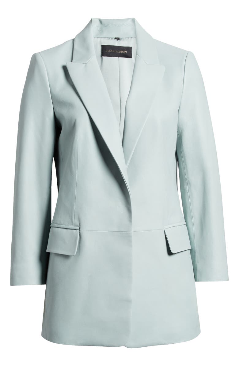 KOBI HALPERIN Rosalie Leather Blazer, Alternate, color,