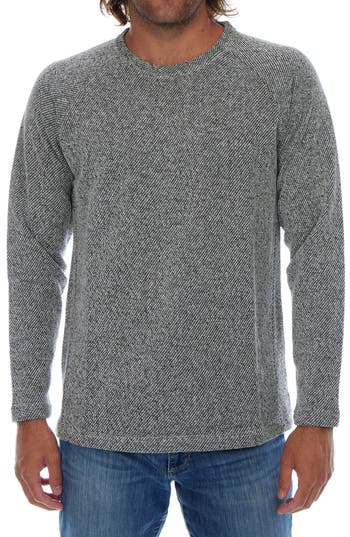 Px Textured Long Sleeve Crewneck T-shirt In Multi