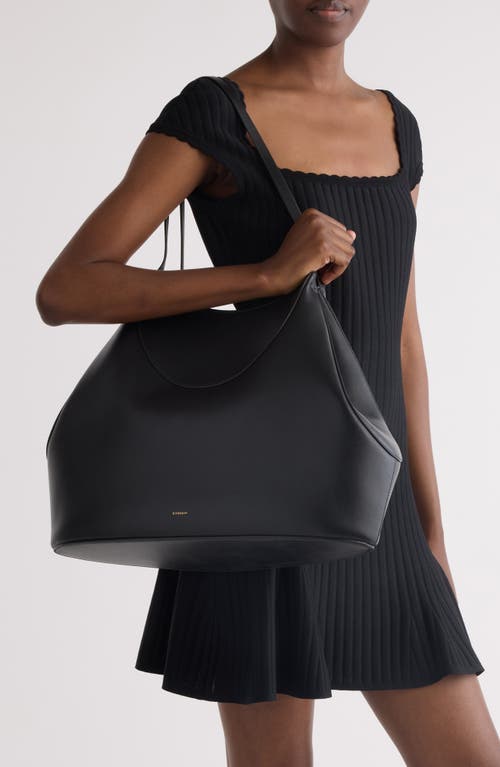 Givenchy Medium Facet Tote Bag In Grained Leather In Black