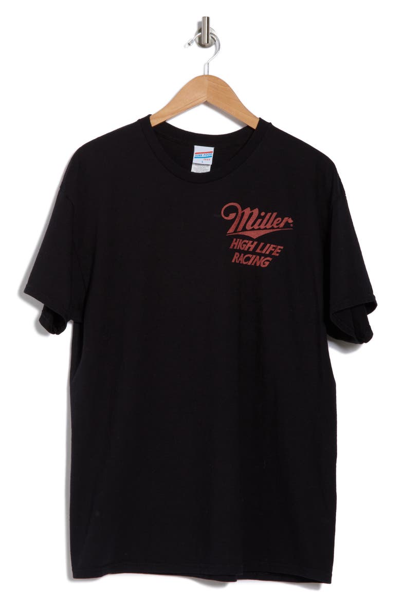 Miller High Life Graphic T-Shirt, Alternate, color, BLACK