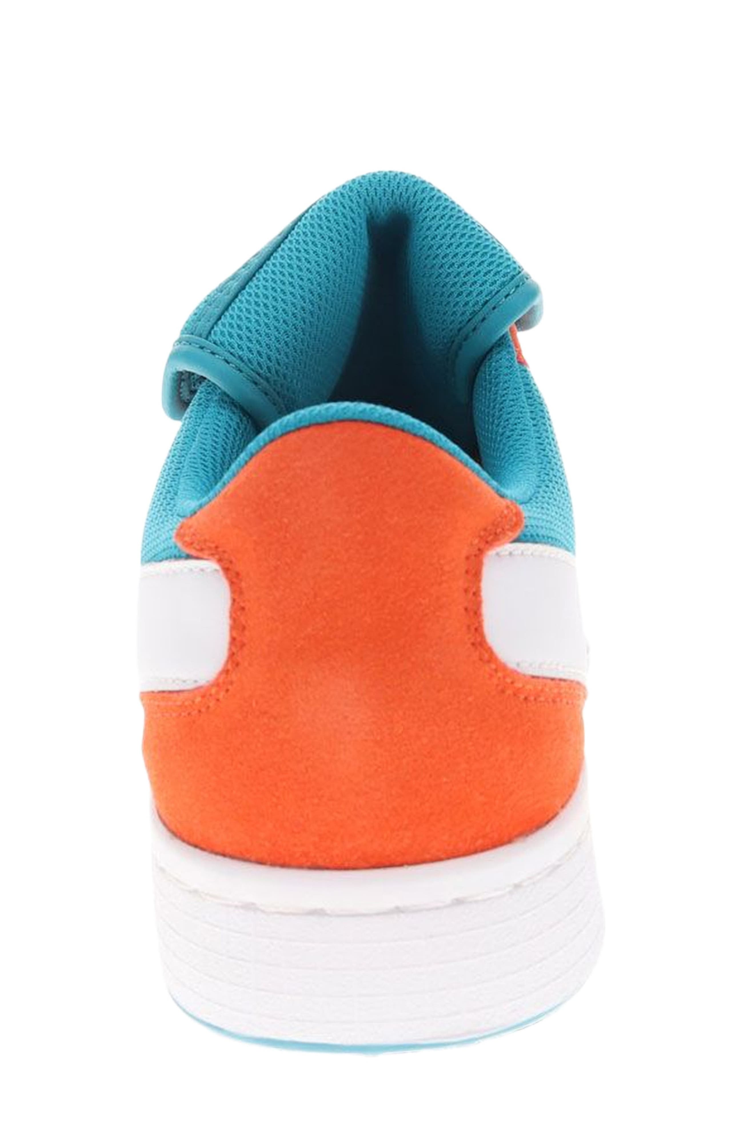Linebacker Archive Sneakers, Alternate, color, Aqua/Orange