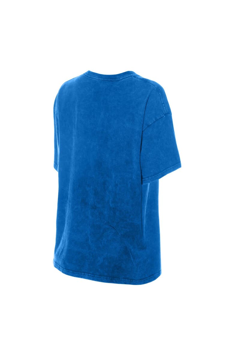 New Era Women's New Era  Blue Chicago Cubs Mineral Wash Oversized T-Shirt, Alternate, color, Blue