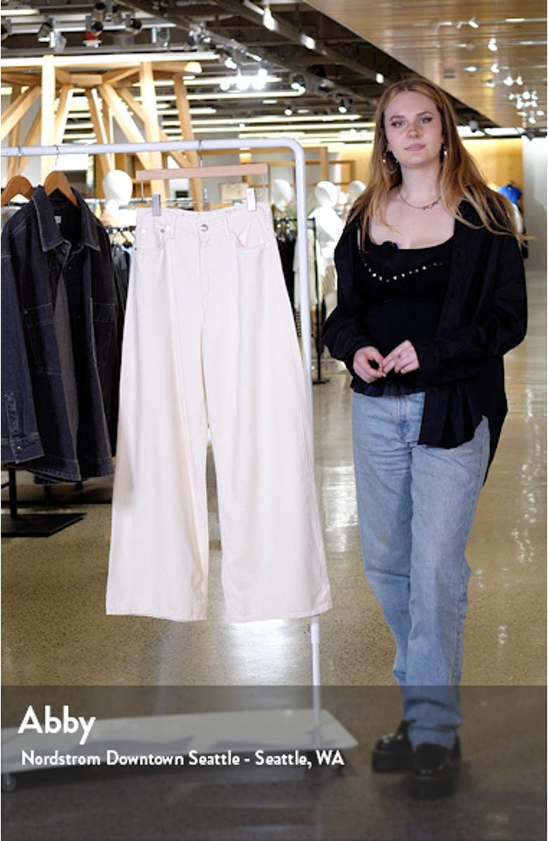 Sofie Featherweight Wide Leg Jeans, sales video thumbnail