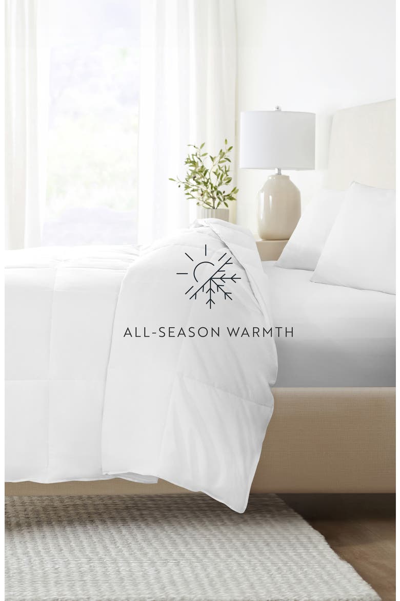 Cotton Comforter Duvet Insert, Alternate, color, WHITE