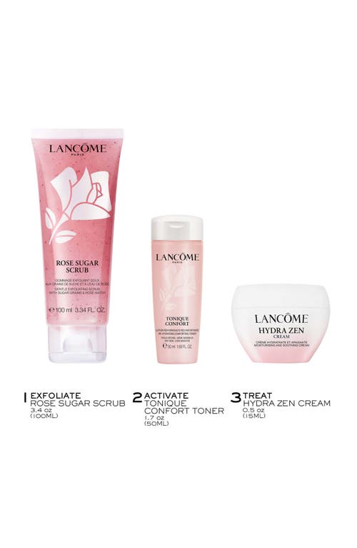 Lancôme Pink Essentials Hydrating Gift Set $67 Value In Transparent