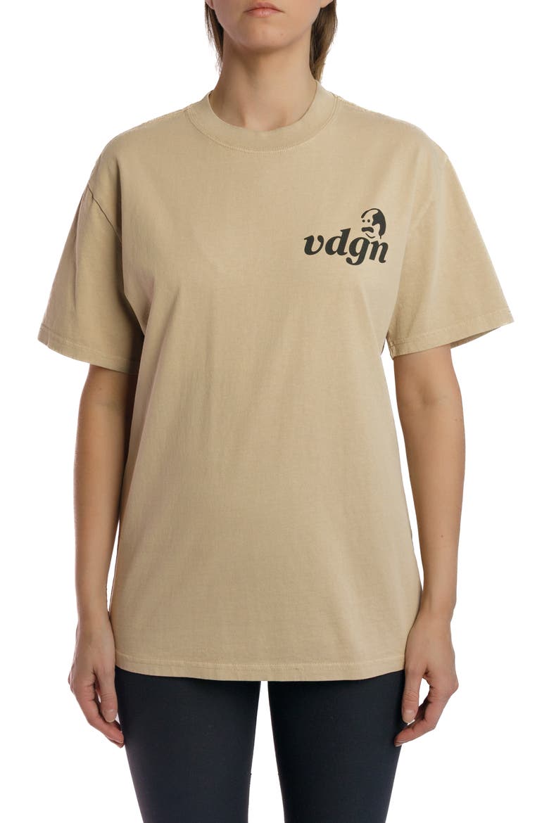Wanted Poster Heavyweight Tee, Alternate, color, Khaki