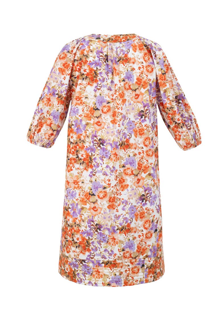 Jayleen Mini Dress, Alternate, color, Orange Patterned