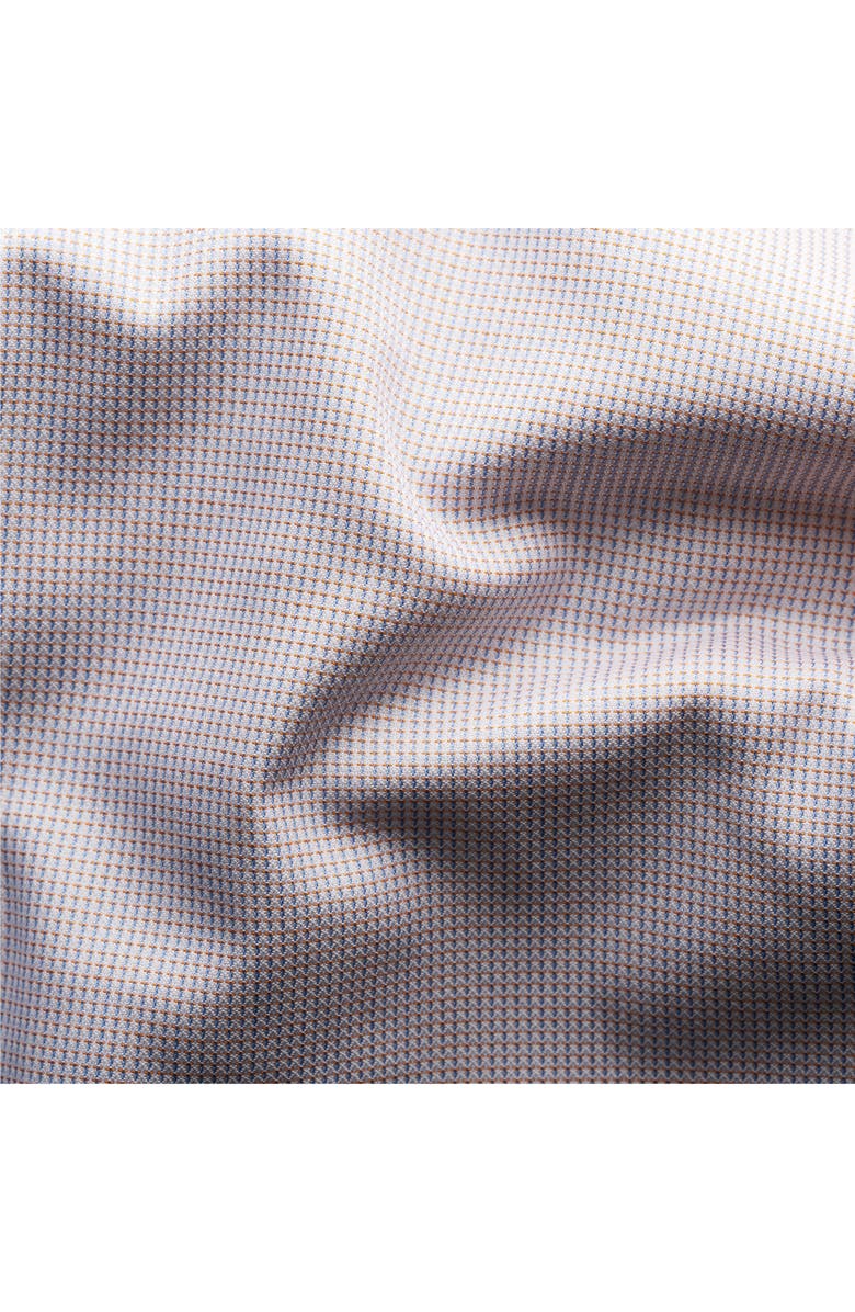 Eton Slim Fit Dobby Dress Shirt, Alternate, color, Orange