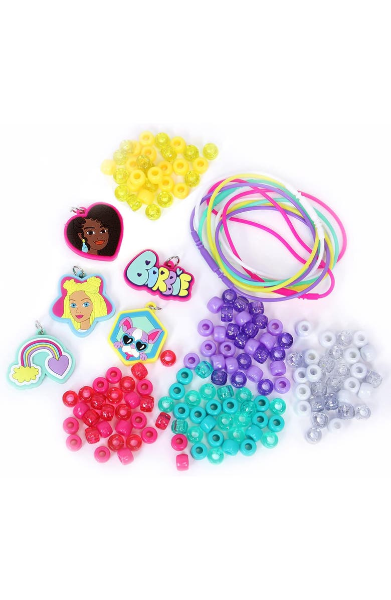 Tara Toy Necklace Activity Set Barbie, 160Pc Diy Jewelry Kit, Alternate, color, Multicolored