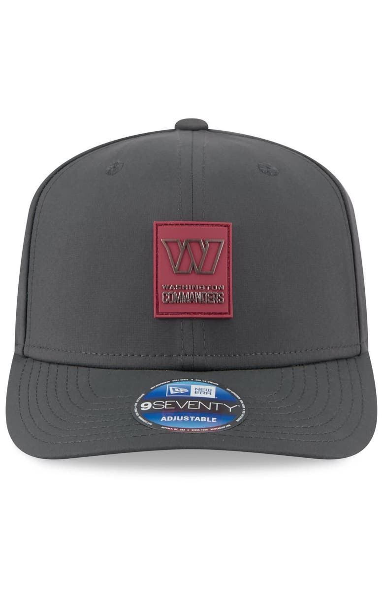 New Era Men's New Era Charcoal Washington Commanders 2025 Sideline Cold Weather 9SEVENTY Adjustable Hat, Alternate, color, Charcoal