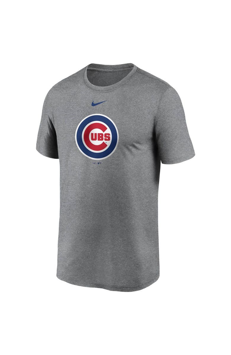 Nike Men's Nike Gray Chicago Cubs Large Logo Legend Performance T-Shirt, Alternate, color, 