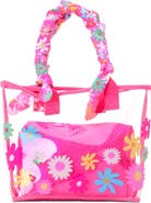 Iscream Kids' Puffy Flowers Clear Tote