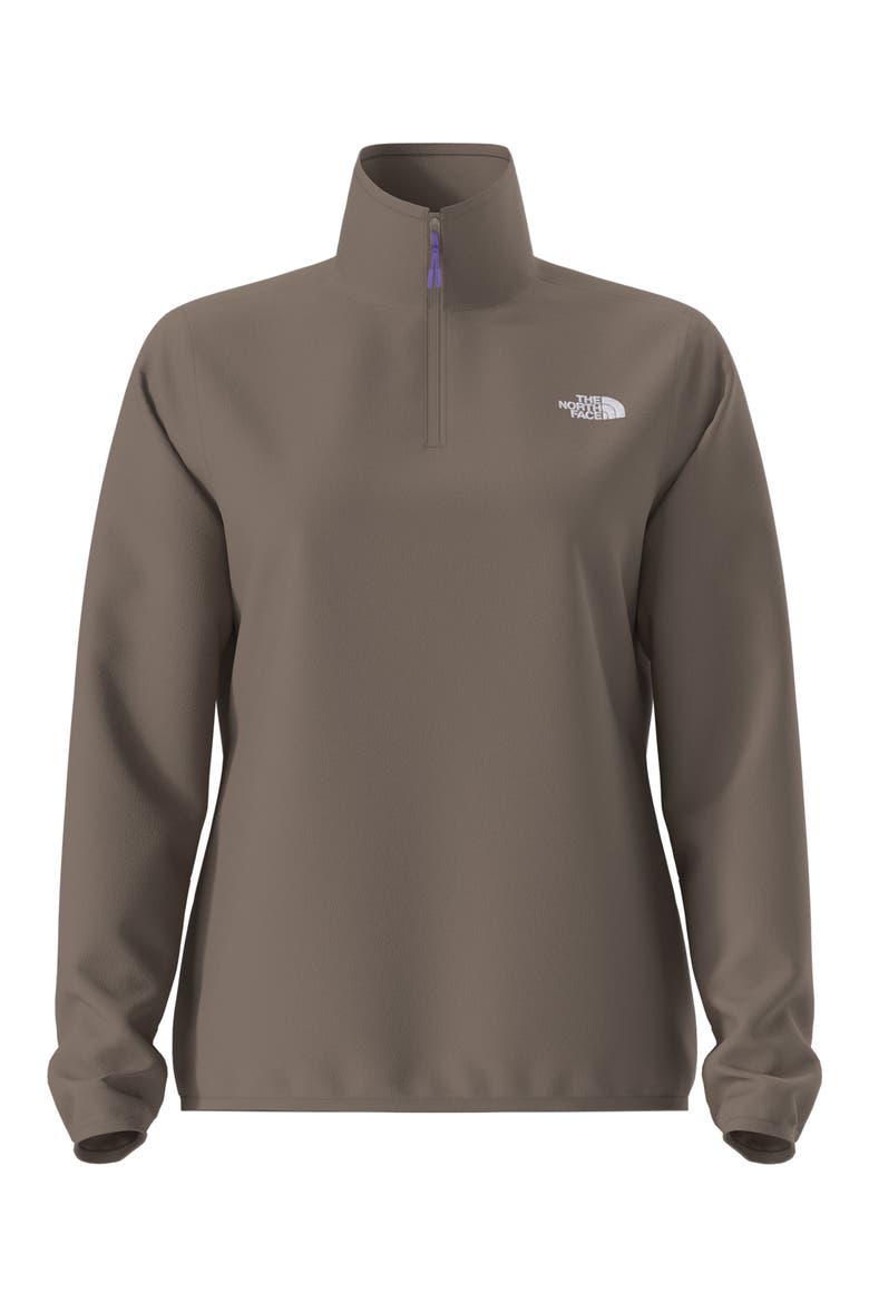 Glacier Fleece Quarter Zip Pullover, Alternate, color, GARNET