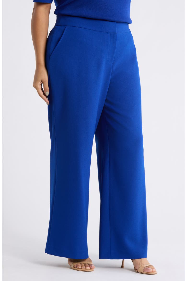 Stretch Straight Leg Pants, Alternate, color, COBALT