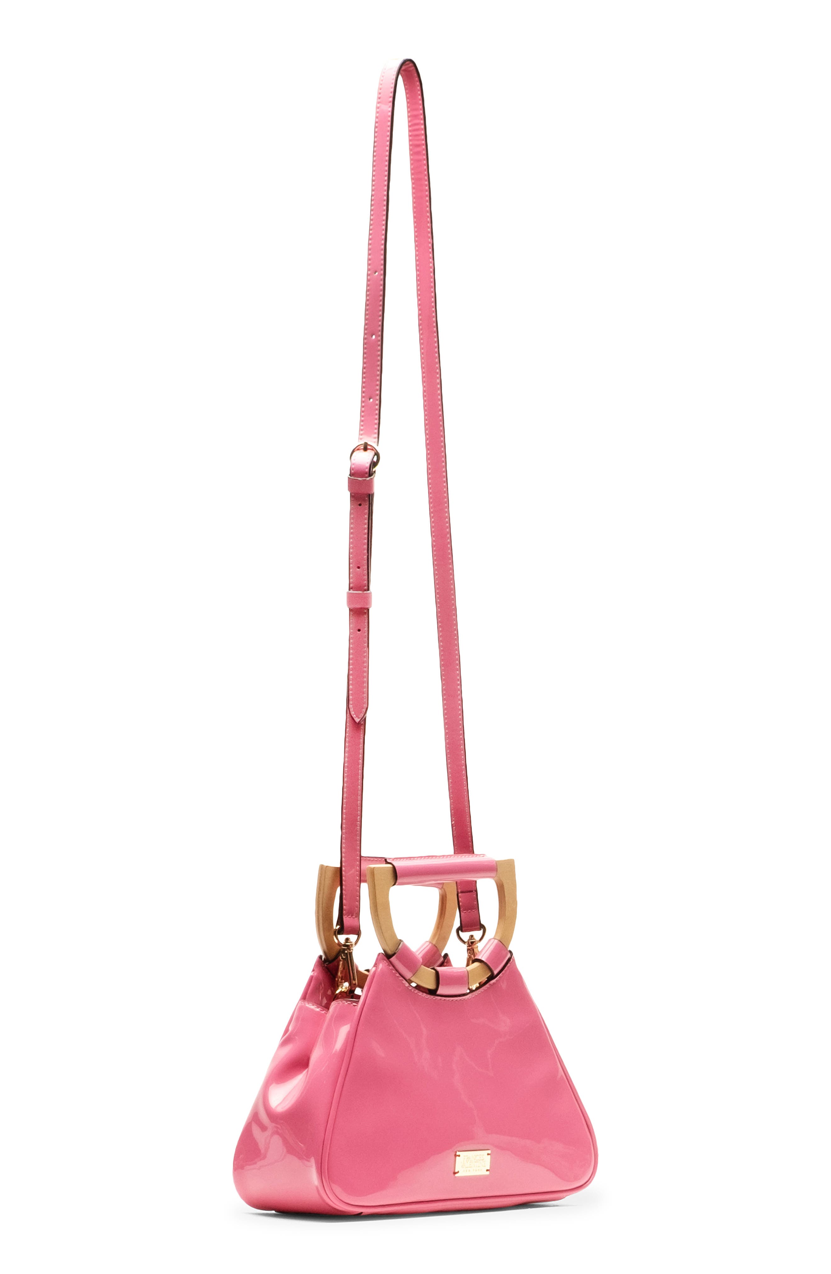 Raye Leather Top Handle Tote, Alternate, color, PINK