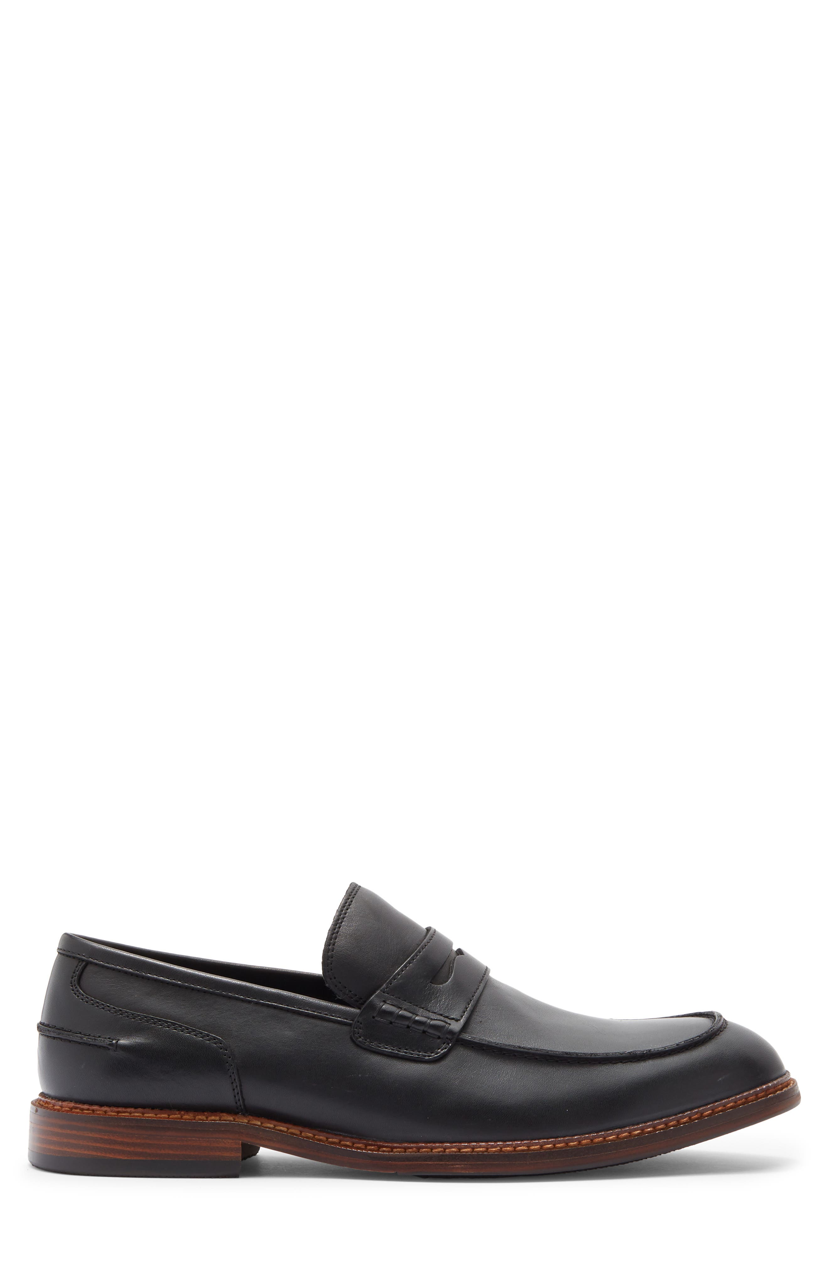 Steve Madden Even Penny Loafer, Alternate, color, Black