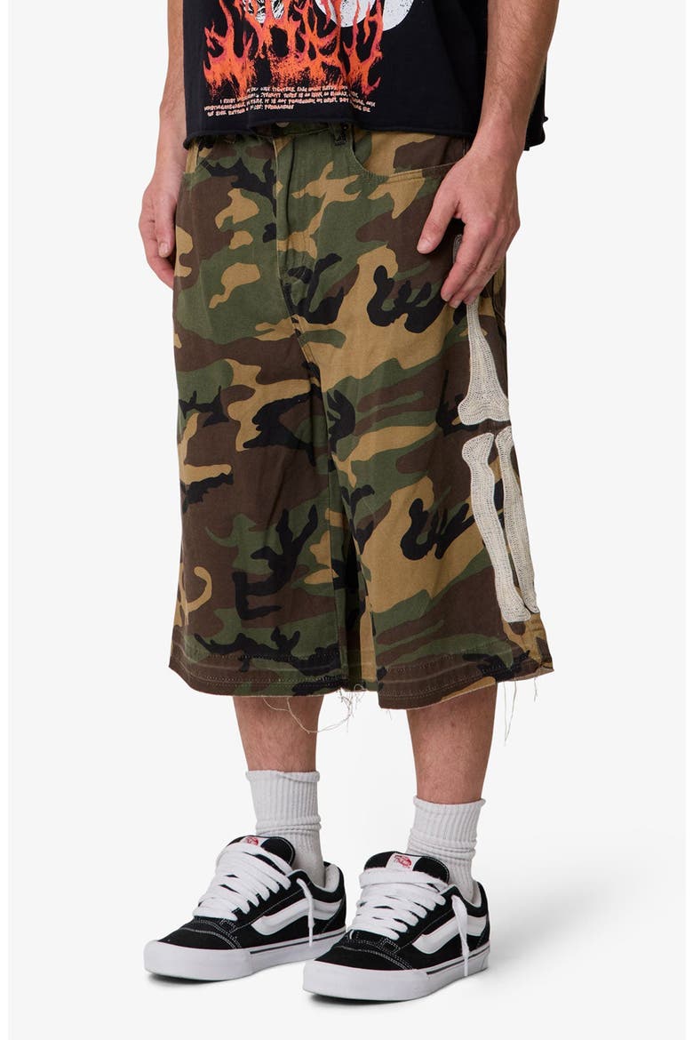 Ultrabaggy Bone Shorts, Alternate, color, CAMO