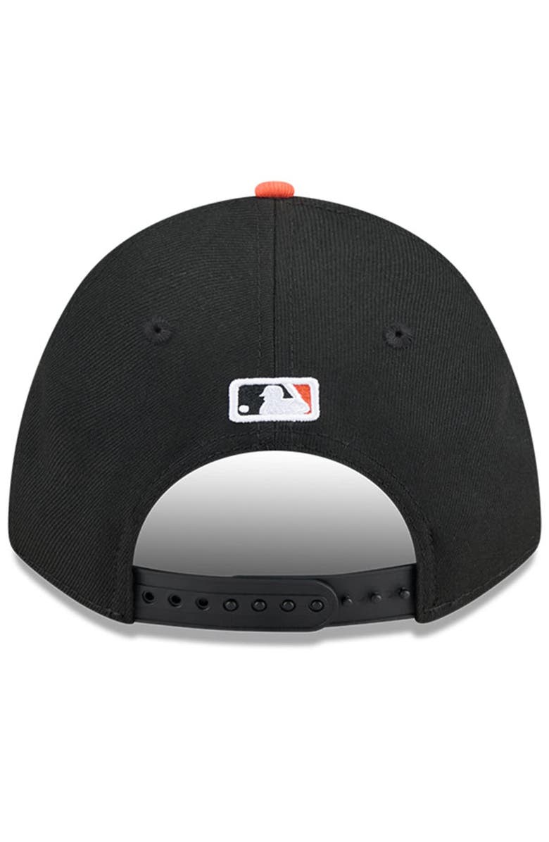 New Era Men's New Era Black San Francisco Giants Baseball Hall of Fame 9FORTY M-Crown Adjustable Hat, Alternate, color,