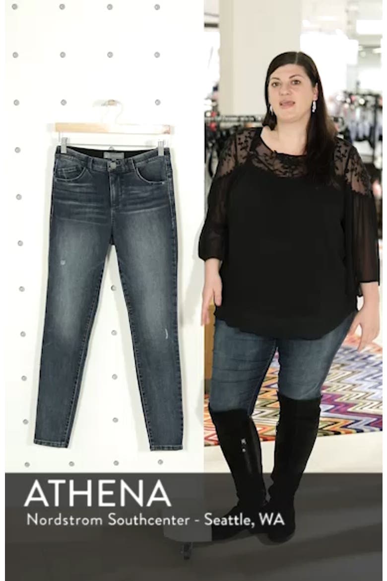 Ab-Solution High Waist Skinny Jeans (Nordstrom Exclusive) video