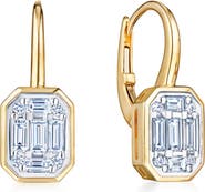 Kwiat Sunburst Diamond Drop Earrings