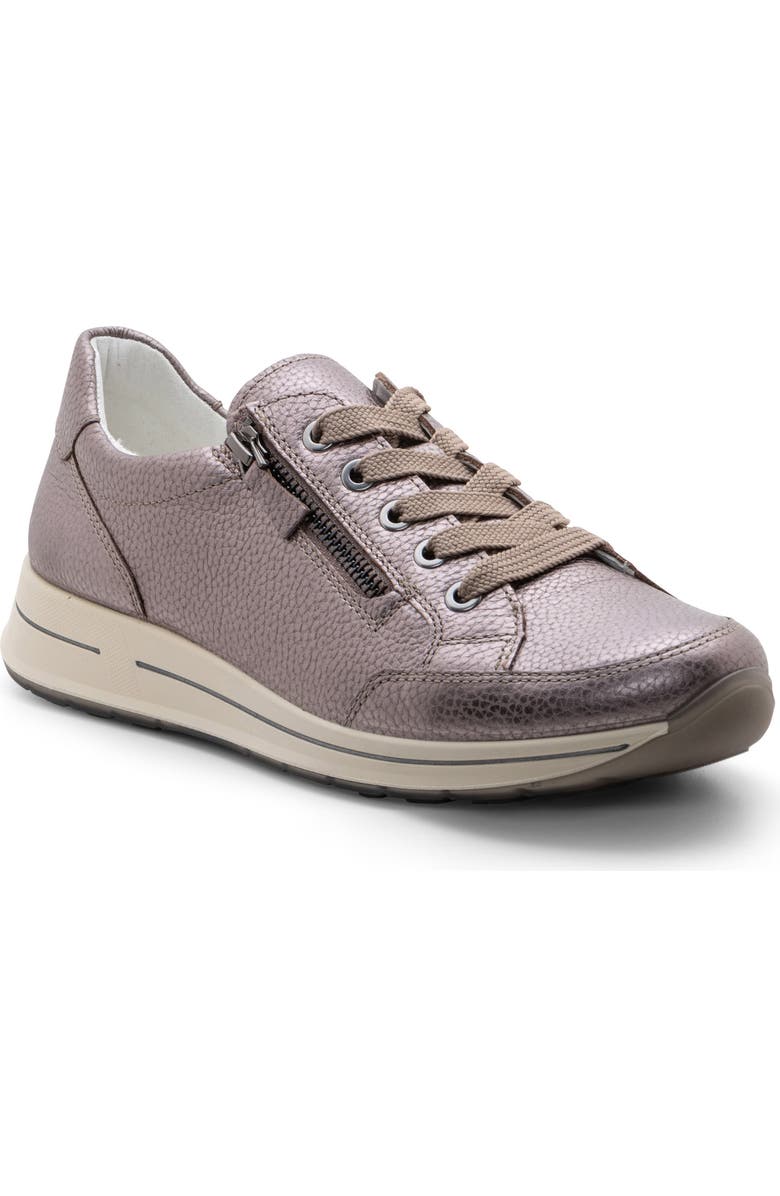 ara Oleanna Zip Sneaker, Main, color, Silver