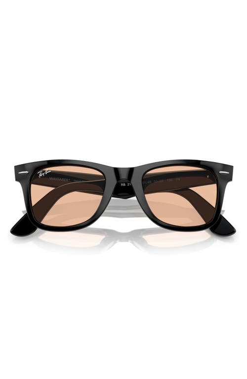 Ray Ban Ray-ban 52mm Square Sunglasses In Black