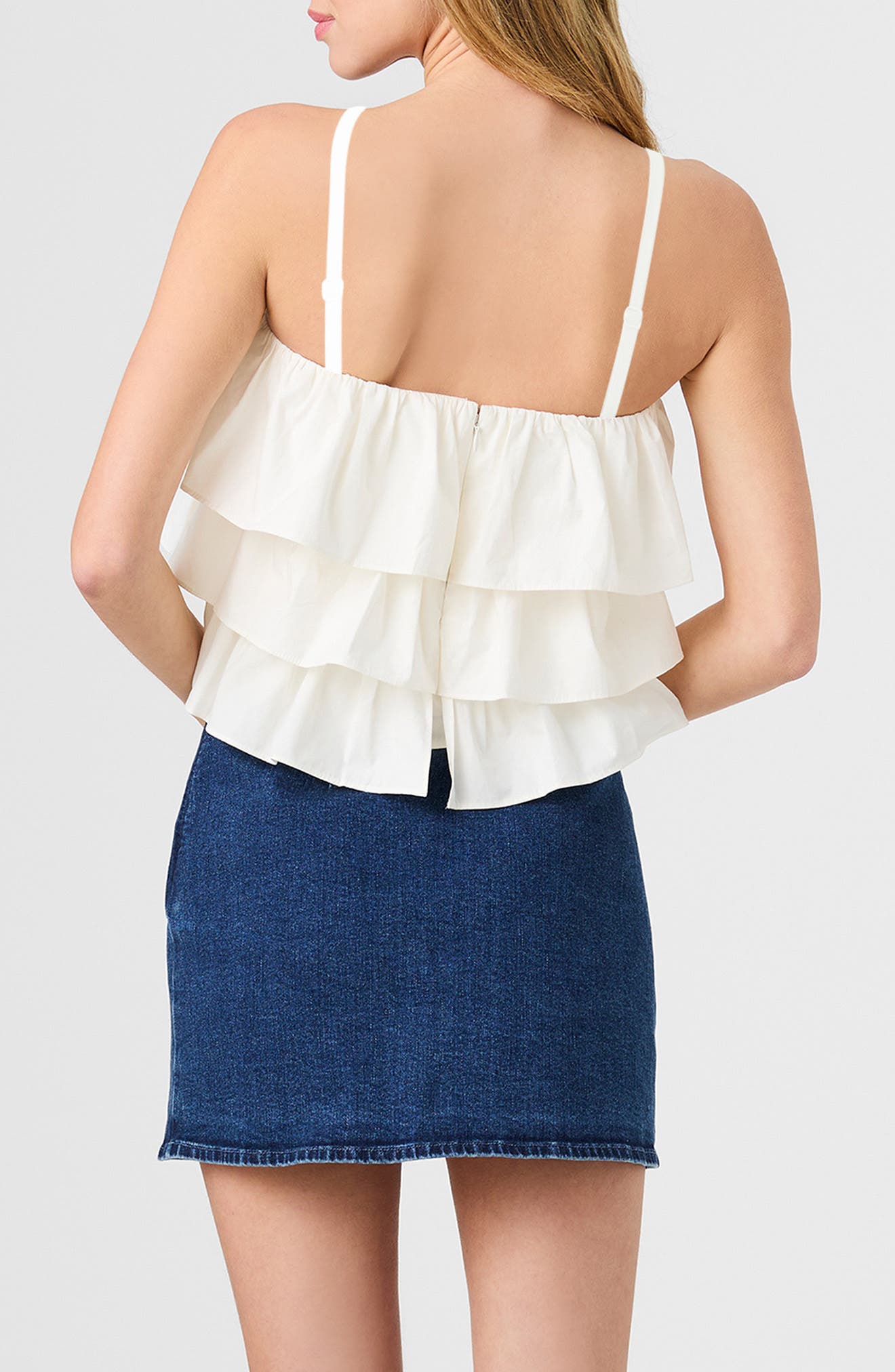 Aimee Ruffle Cotton Camisole - image 4