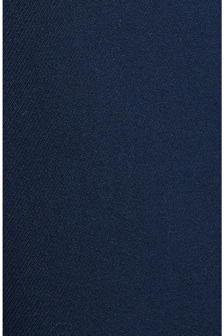 Emmfata Peaked Lapel Belted Blazer, Alternate, color, NAVY