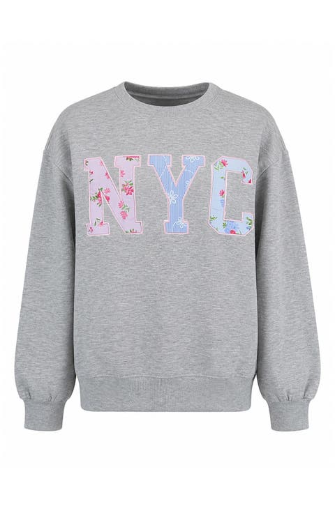 Kids' NYC Oversized Graphic Sweatshirt