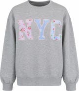 Zunie Kids' NYC Oversized Graphic Sweatshirt
