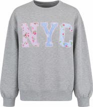 Zunie Kids' NYC Oversized Graphic Sweatshirt
