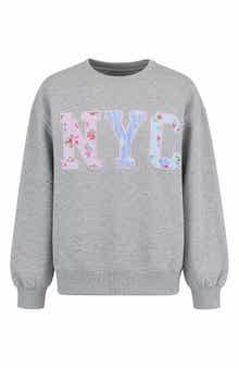 Kids' NYC Oversized Graphic Sweatshirt