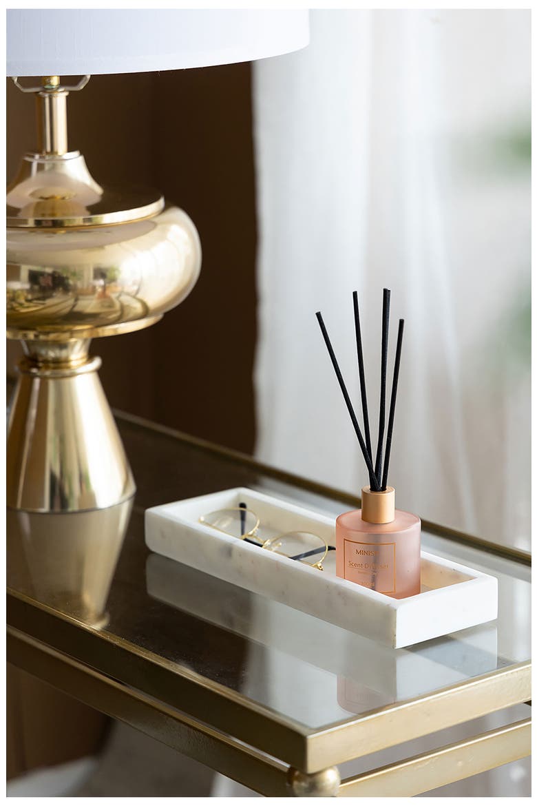 Long Marble Tray, Alternate, color, WHITE